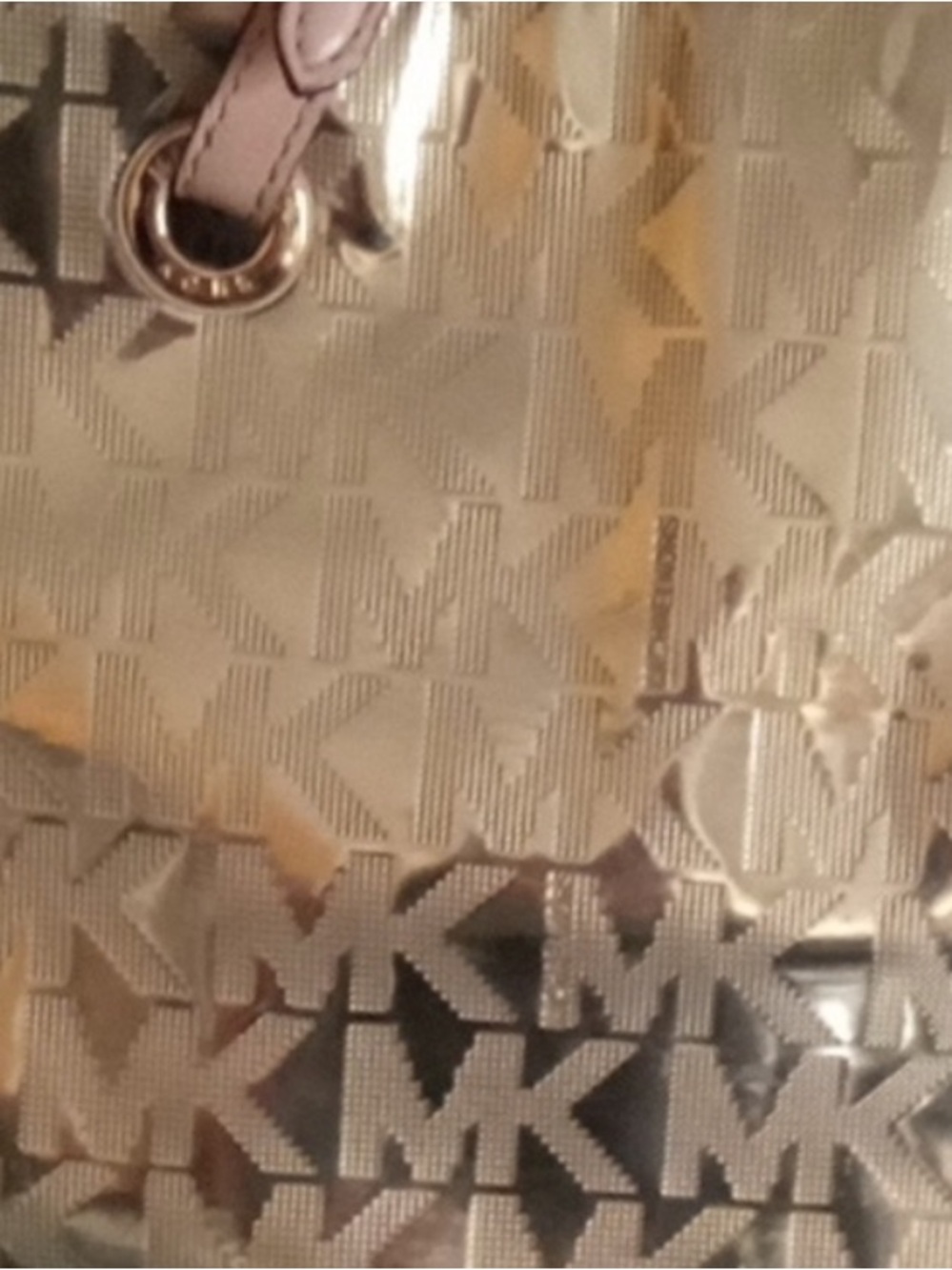 Michael Kors Shimmering Gold Tote Bag